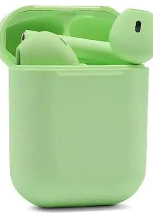 InPods Wireless Bluetooth 5.3 Earphones with Charging Case, Touch Control, Android & iOS Compatible -Green