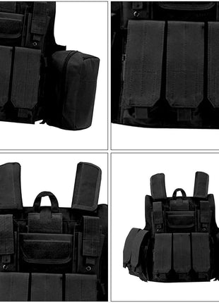Tactical Vest 54x30x57cm Oxford Cloth Quick Release Modular Carrier
