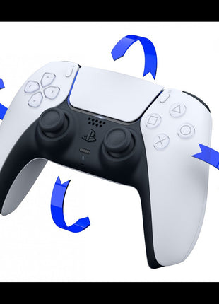 Wireless Gaming Controller – USB-C – Motion Sensor – Adaptive Triggers – Haptic Feedback – White