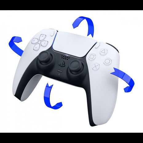 Wireless Gaming Controller – USB-C – Motion Sensor – Adaptive Triggers – Haptic Feedback – White