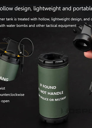 Tactical Flashbang Grenade Dummy – 11cm Prop Replica – Plastic Shell – Non-Functional