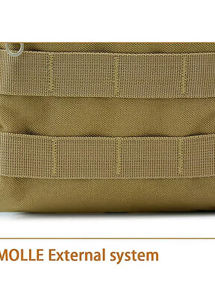 Tactical Sling Bag 6L Oxford Cloth Crossbody Daypack – Waterproof MOLLE Shoulder Pack