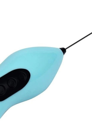 Handheld Electric Coffee Whisk Milk Frother Battery Powered Stainless Steel Drink Mixer
