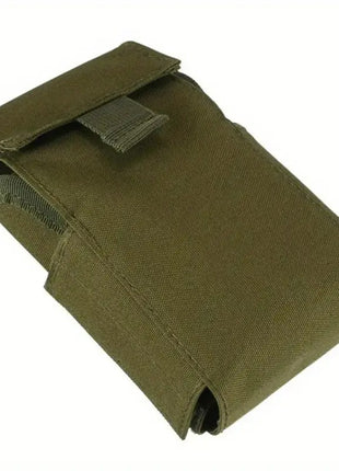 12GA Shotgun Shell Holder Pouch 25-Round Nylon MOLLE Tactical Ammo Carrier Bag – Black/Khaki/Green