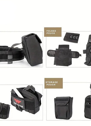 7-in-1 Tactical Battle Belt 1000D Nylon with Quick Release Buckle, Heavy Duty MOLLE Utility Belt for Police Military Outdoor