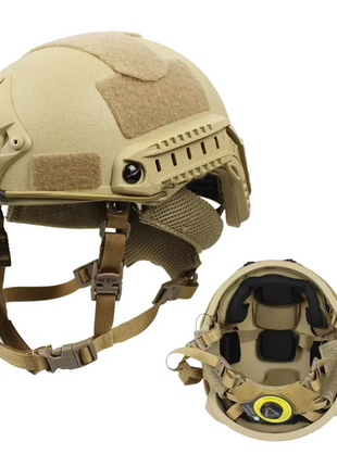 Tactical ABS Helmet – FAST High‑Cut Style – 58‑62 cm Fit – 4 Colours