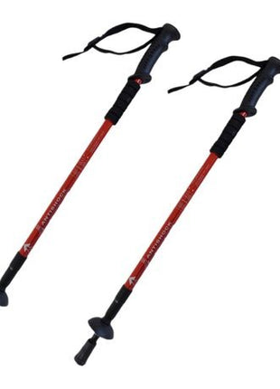 Lightweight Aluminum Telescopic Trekking Pole – Anti-Shock Hiking & Walking Stick (Single Piece)