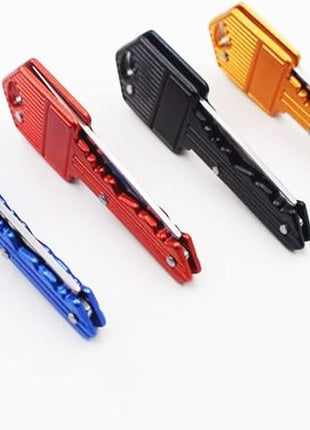Folding Key Chain Knife Mini Utility Blade Stainless Steel – Compact Pocket Tool for Everyday Carry