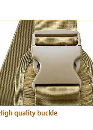 Tactical Sling Bag 6L Oxford Cloth Crossbody Daypack – Waterproof MOLLE Shoulder Pack
