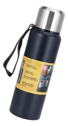 Stainless Steel  Navy Blue Insulated Vacuum Bottle Double Wall Thermal Flask for Hot and Cold Drinks