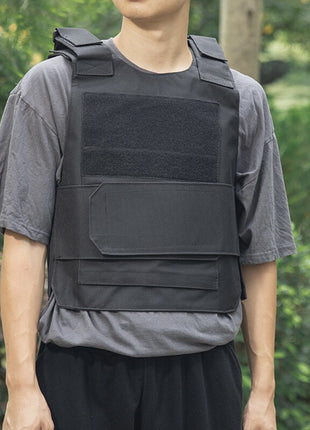Tactical Carrier Vest 30×22×48 cm Heavy‑Duty 800D Oxford Adjustable Waist & Shoulders Moisture‑Wick Lining Black/Khaki/Army Green
