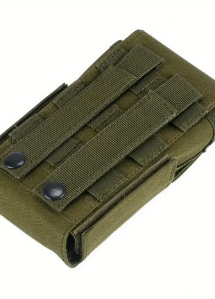 12GA Shotgun Shell Holder Pouch 25-Round Nylon MOLLE Tactical Ammo Carrier Bag – Black/Khaki/Green