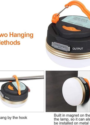 Outgear Multifunctional Camp Light | Build in Power Bank & Flashlight