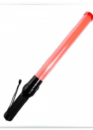 LED Baton 53.5cm – ABS Signal Wand with Flashing/Steady Modes – Magnetic Tail – Red