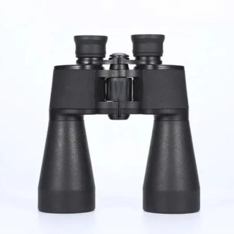 Binoculars 10x60 Porro Prism – BK7 Optics, Wide 7° View, Rubber Grip – Black