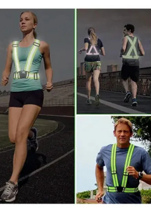 High Visibility Safety Vest with Reflective Belt – Adjustable Fit – Multi-Colour