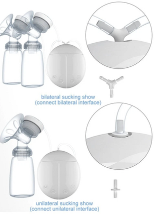 Intelligent Automatic Double Breast Pump – 18 Levels – BPA-Free PP