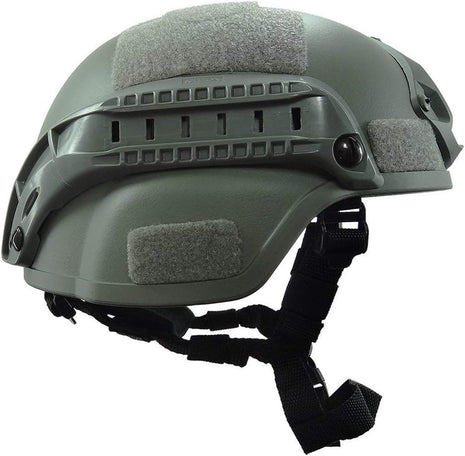 Tactical Helmet ABS Plastic 56–61 cm with NVG Mount & Side Rails – Adjustable Fit