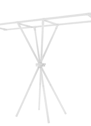 Collapsible Stainless Steel Clothes Drying Rack 140 cm Width Foldable Laundry Stand