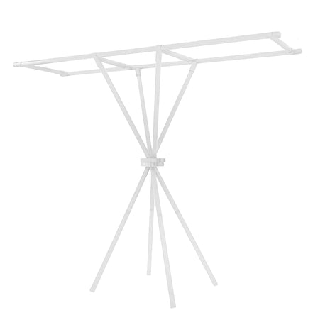 Collapsible Stainless Steel Clothes Drying Rack 140 cm Width Foldable Laundry Stand