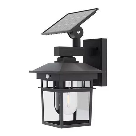Solar-Powered Outdoor Wall Lamp LED Automatic Sensor Weather-Resistant Wall Mount