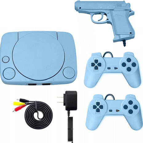 Retro 8-Bit TV Game Console with 9999 Games – Wired Controllers & Light Gun