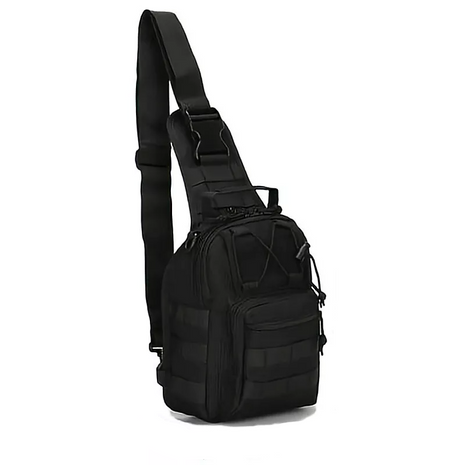 Tactical Sling Bag 6L Oxford Cloth Crossbody Daypack – Waterproof MOLLE Shoulder Pack