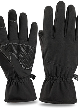 Finger Gloves – Winter Outdoor Waterproof Camouflage Multi‑Black – Thermal Gloves for Skiing, Riding & Cold Weather Activities