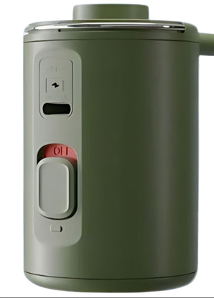 Nano Air Pump 180L/min High-Pressure Inflator – Compact USB-C Rechargeable with 5 Nozzles