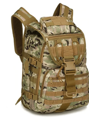 Tactical Backpack 40L MOLLE Rucksack with Padded Straps – Heavy-Duty Camouflage Outdoor Bag