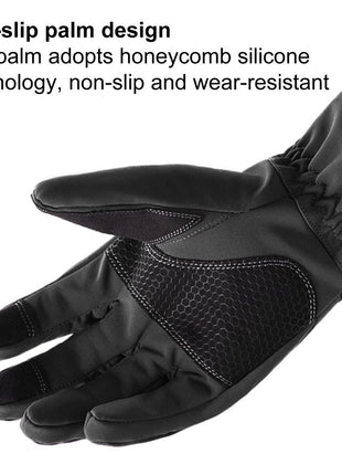 Finger Gloves – Winter Outdoor Waterproof Camouflage Multi‑Black – Thermal Gloves for Skiing, Riding & Cold Weather Activities