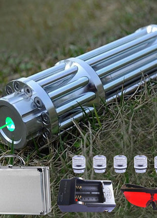 5000mW  Green Laser Pointer – Aluminium Chassis – Black or Silver Finish
