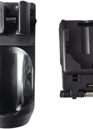 Tactical Flashlight Belt Holster Holder Clip Adjustable ABS Plastic for 25-63.5 mm (1-2.5 in) Flashlights