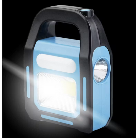 Rechargeable Solar LED Work Light with COB, 3W LED & Tube Light USB Emergency Lantern