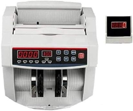 Banknote Counter 900 Notes/Min ABS with UV/MG Detection + Batch Mode + Extra Display – Multi-Currency