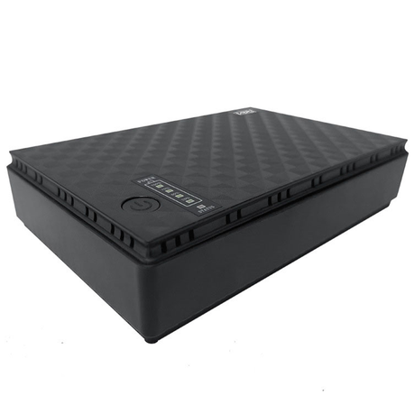 Mini DC UPS Backup Power Supply – 10400 mAh Battery, 18 W Output, 5–12 V DC + USB