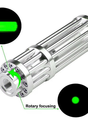 5000mW  Green Laser Pointer – Aluminium Chassis – Black or Silver Finish
