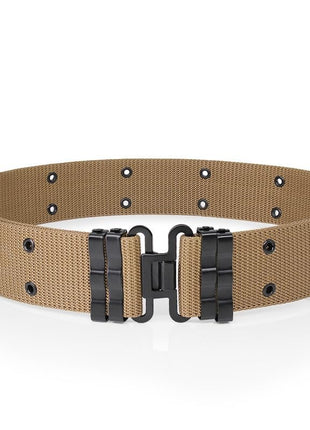 Tactical Belt 5.5cm Nylon Strap + Metal Quick-Release Buckle – S-Style Design – Black Outdoor Use