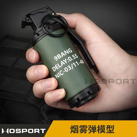 Tactical Flashbang Grenade Dummy – 11cm Prop Replica – Plastic Shell – Non-Functional
