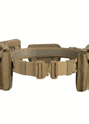 7-in-1 Tactical Battle Belt 1000D Nylon with Quick Release Buckle, Heavy Duty MOLLE Utility Belt for Police Military Outdoor