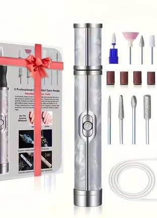 Electric Nail Care Kit 20,000RPM – 19-Piece USB Rechargeable Nail File Set