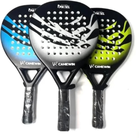 Padel Racket 38mm Carbon Frame EVA Soft Core Marble Face Design with Grip and Carry Bag (Copy)