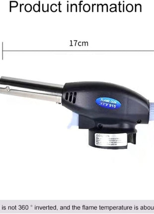 Blow Torch Head Adjustable Flame up to 1350°C Butane Attachment Blue