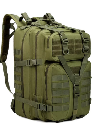 Tactical Backpack 50 L Large Capacity 1000D Polyester Military Style Rucksack MOLLE Webbing – Outdoor Hiking Camping Travel