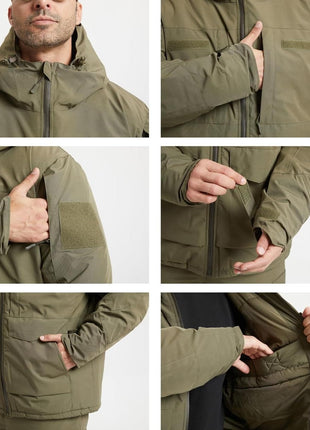 Men's Hunting Suit Winter Fleece Softshell Set – Waterproof Tactical Outdoor 2-Piece