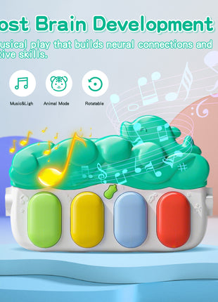 Piano Fitness Rack Baby Play Mat – Multi-Function green