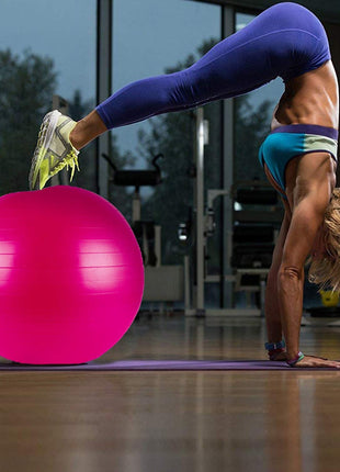 Anti-Burst Gym Body Ball  Non-Slip Exercise Ball for Yoga Pilates Core Balance Stability Training Home Workouts