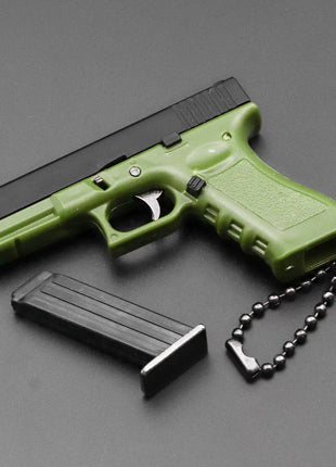 Mini Zinc Alloy Pistol Keychain  5.3 cm 20 g Charm