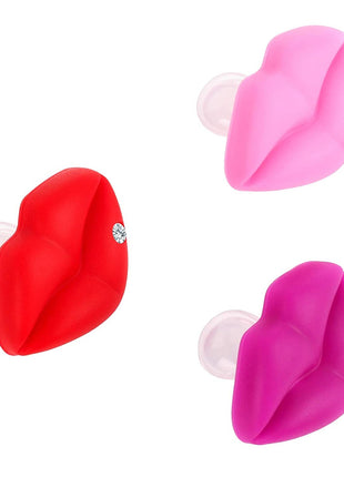 Adepaton Baby Pacifier 2–36 Months Silicone Kiss Lips Shape BPA-Free Chewable Easy-Clean Pink