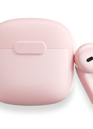 Norden Echo TWS Bluetooth Earphones – True Wireless, Bluetooth 5.0, Charging Case, 10m Range, Type-C Charging, Compatible with Android & iOS - Pink